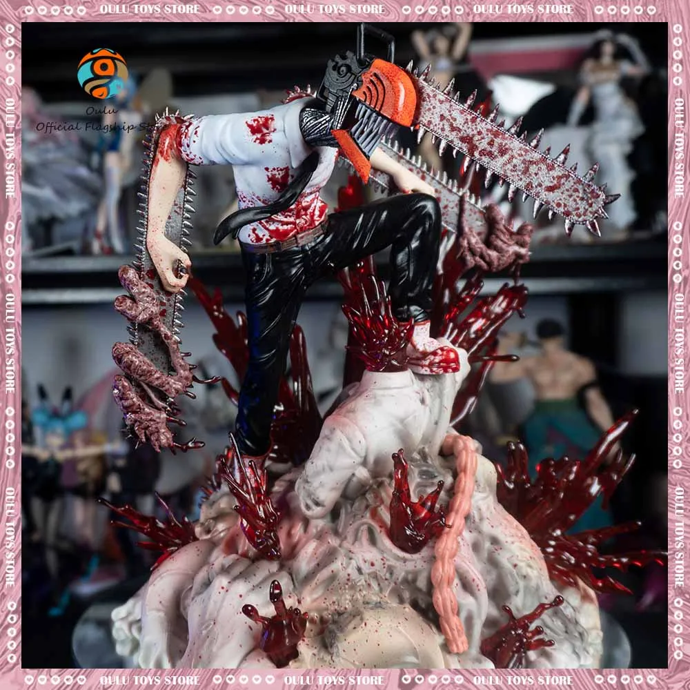 

28cm Chainsaw Man Anime Figures Denji Action Figurine Pvc Statue Figurine Model Collection Model Doll Decorative Ornaments Gift