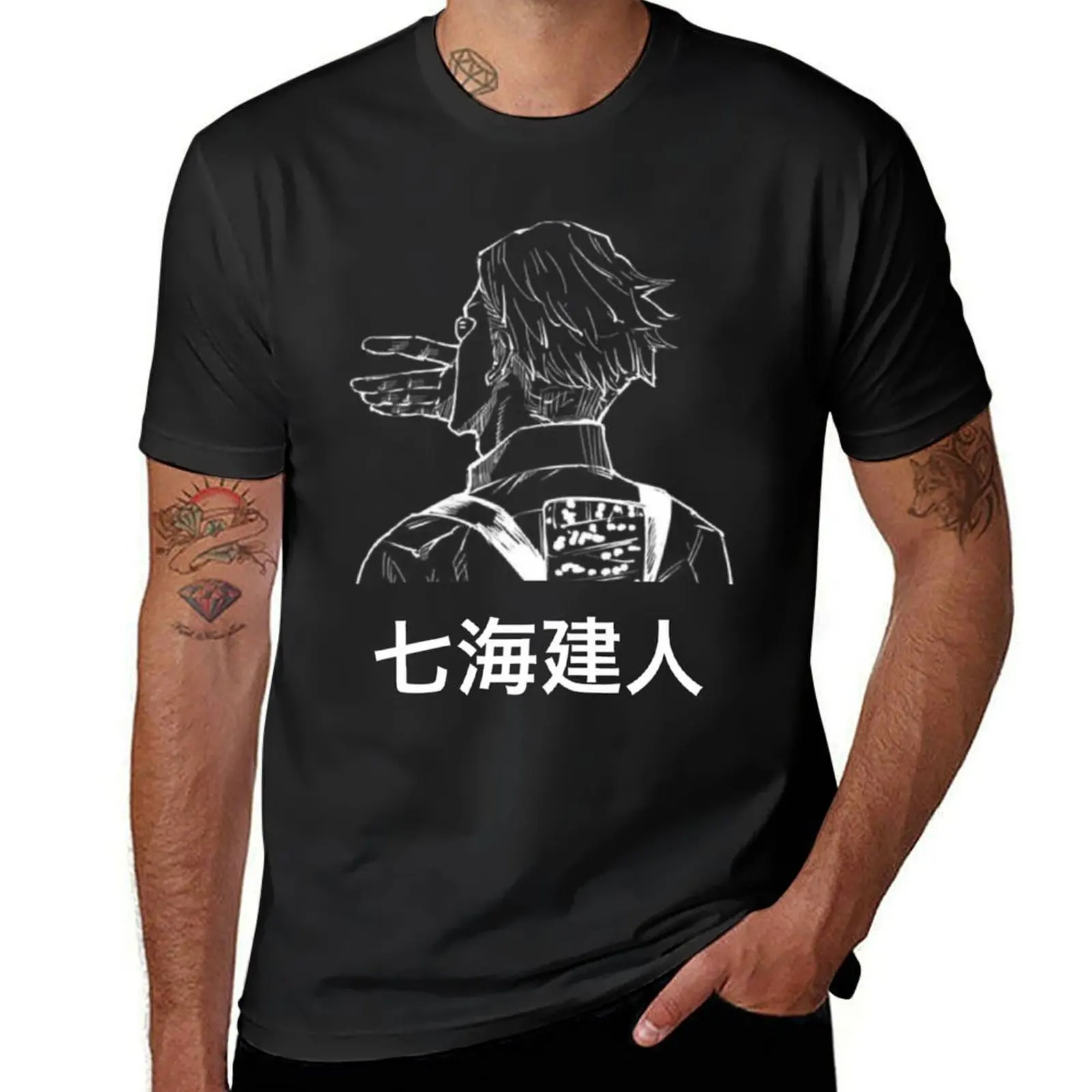 Футболка Nanami Kento с принтом животных для мальчиков