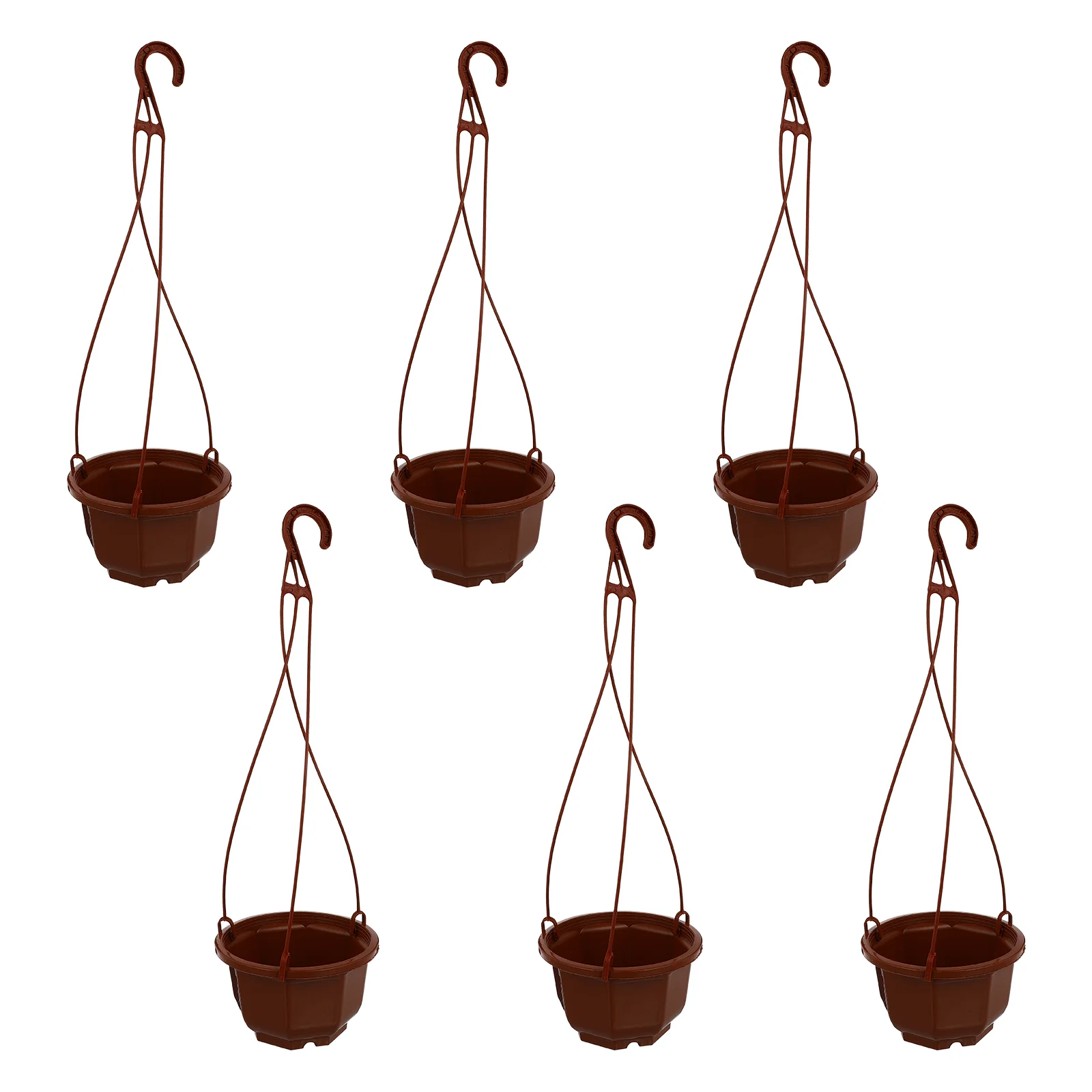 

Hanging Planterpot Holder Basket Flower Pots Orchidcontainer Planters Shape Round Small Macrame Hanger Chlorophytumpatio Railing