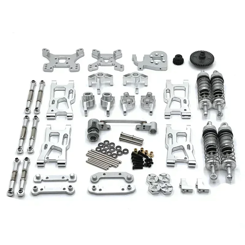 Фото Wltoys 144001 144010 124017 124019 124007 RIaarIo XDKJ-001 XDKJ-006 AM-X12 Набор металлических деталей для модернизации RC-автомобиля, аксессуары OP №2