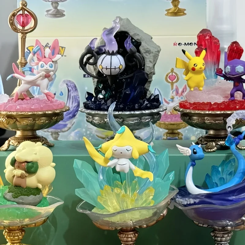Фигурки героев покемонов коллекция драгоценных камней Пикачу Соболье Драконий