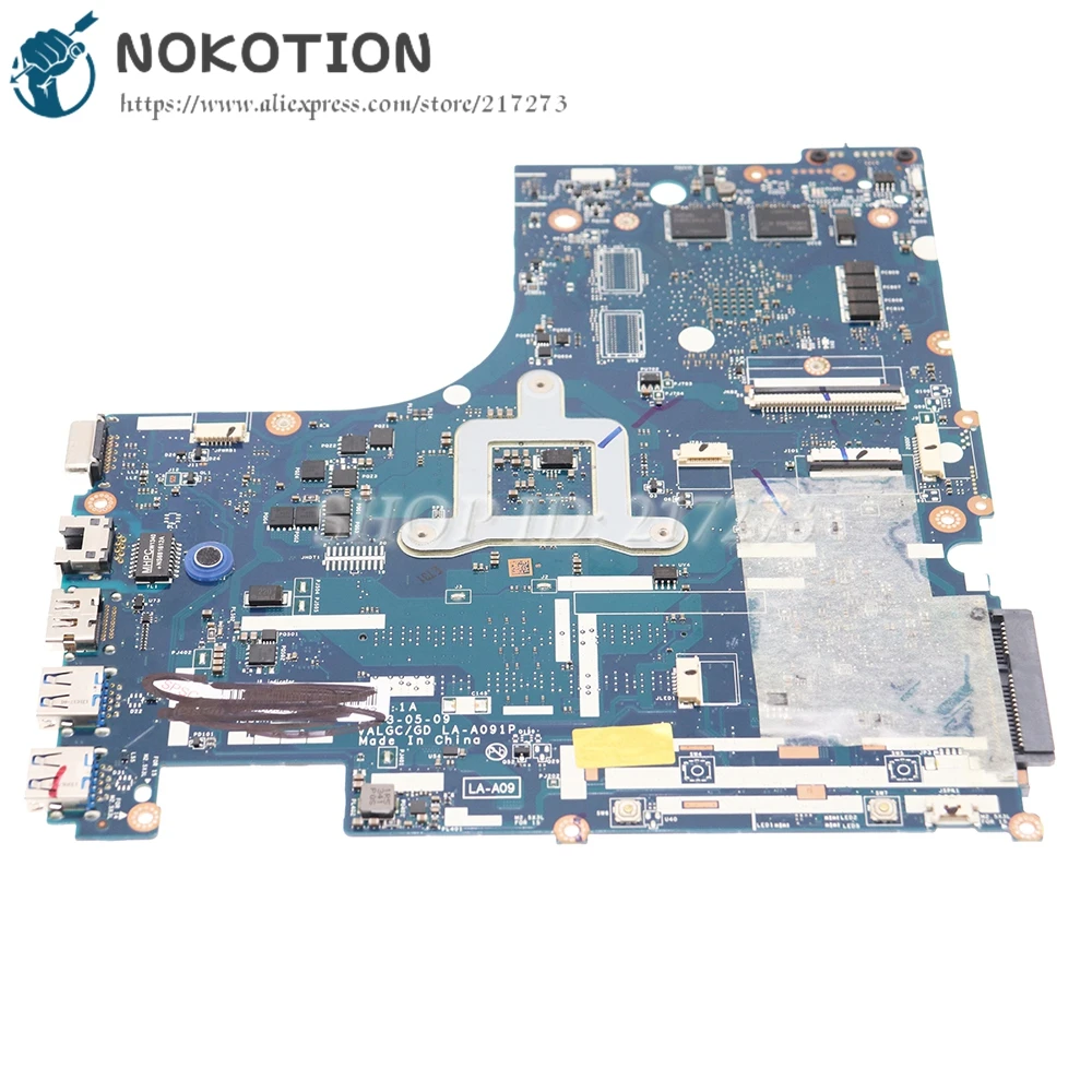 NOKOTION VALGC_GD LA-A091P для ноутбука Lenovo G505S Z505 материнская плата Socket FS1 DDR3 2 Гб Graphics + A6 CPU |