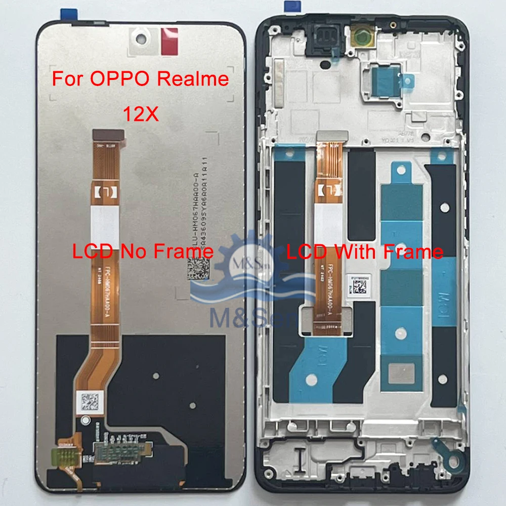 6 72 &quotоригинальный IPS ЖК-дисплей для Realme 12 5G RMX3999 рамка сенсорный дигитайзер 72&quot