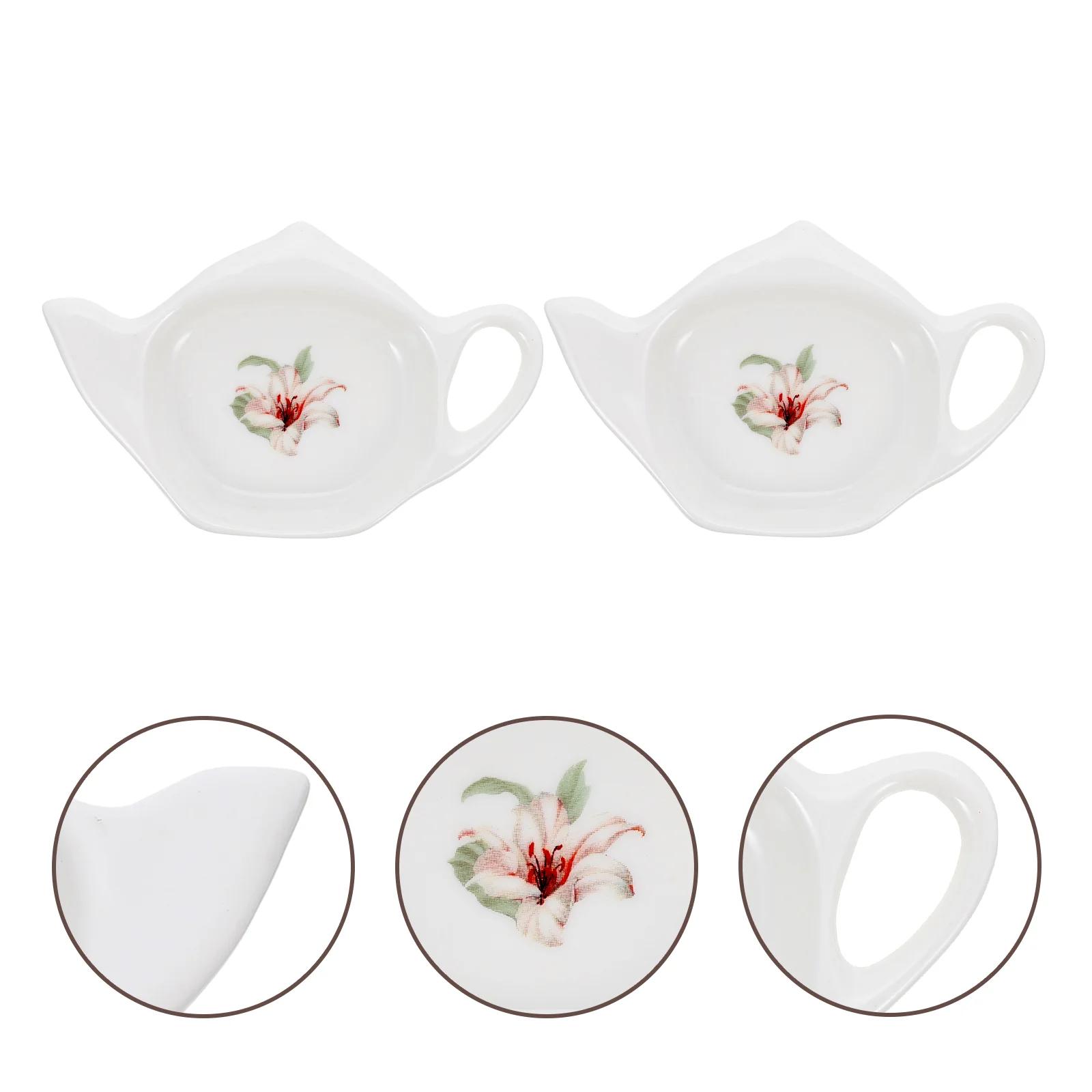 

Teaholder Dish Ceramic Rest Spoon Plate Saucer Porcelain Teabag Tray Storage Sauceorganizer Teaspoon Appetizer Soy Seasoning