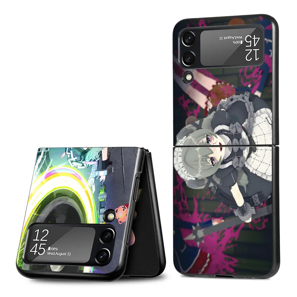 Zenless Zone Zero rozzz чехол для Samsung Galaxy Z Flip 4 3 5G жесткий черный сотового телефона Flip4 Flip3 PC