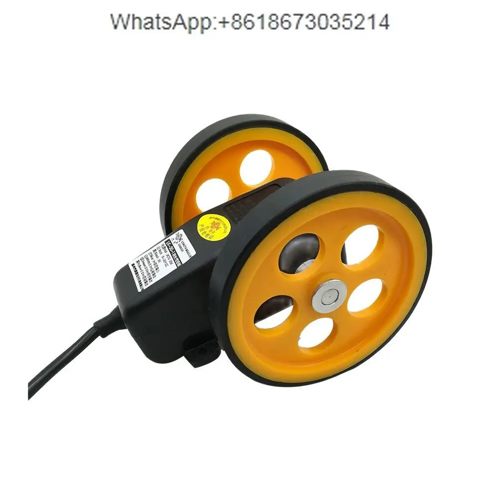 Измеритель длины провода вращающегося колеса