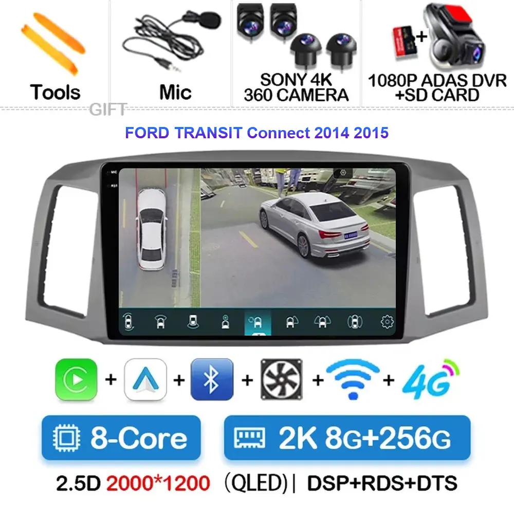 

Android 15 Carplay Auto для JEEP Grand Cherokee WK 2004 2005 2006 2007, мультимедийный автомобильный радиоприемник, навигационный плеер, видео WIFI + 4G DSP