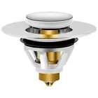 Фильтр для слива раковины, универсальный стальной фильтр для раковины, уловитель волос, ситечко для раковины, стопор для ванны, инструмент для ванной комнаты