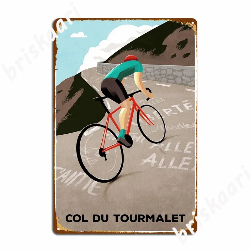 

Col Du Tourmalet Metal Signs Wall Mural Mural Customize Wall Decor Tin sign Posters