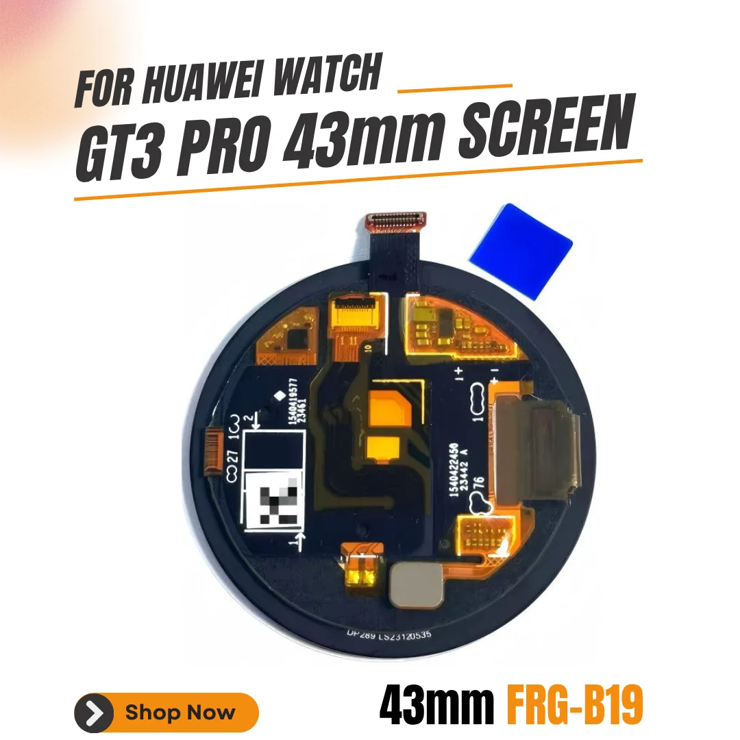 Фото Для Huawei Watch GT 3 Pro FRG-B19 43 мм: Замена ЖК-экрана, сенсорный дисплей, дигитайзер №3