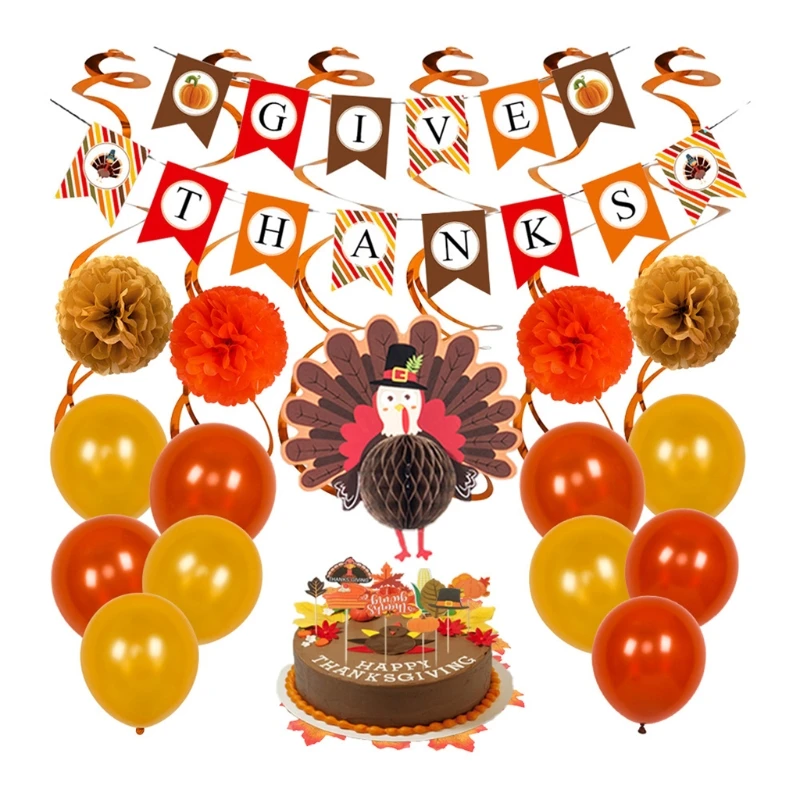 

Набор воздушных шаров для вечевечерние НКИ на День Благодарения