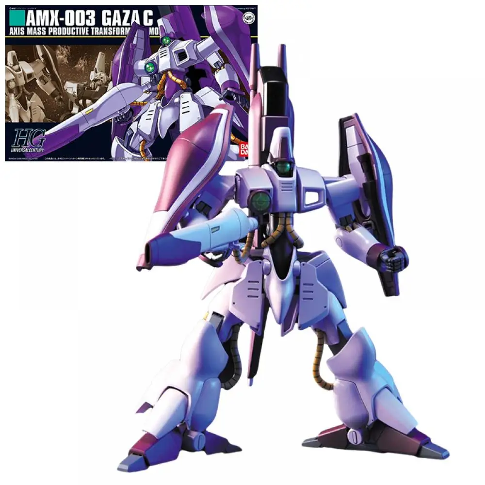 

Bandai HGUC 1/144 реальная модель сборки газа C Коллекционные Фигурки строительные игрушки Мультяшные аниме украшения подарок на день рождения
