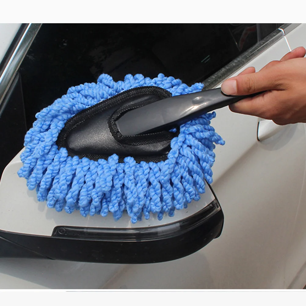 

5 Pcs Wax Brush Blue Durable Vehicle Cleaning Brush Car Duster for Home