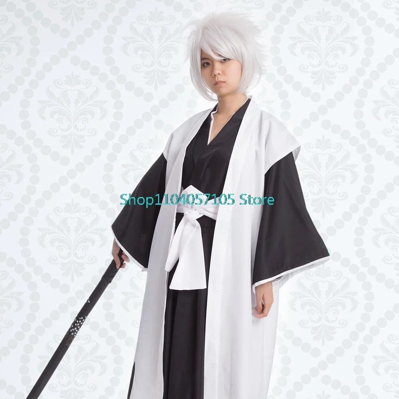 Gotei 13 COSPLAY Haori Soi Fon Косплей Костюм от 1 до 13-го отделения Капитан Айзен Сосуке Халат