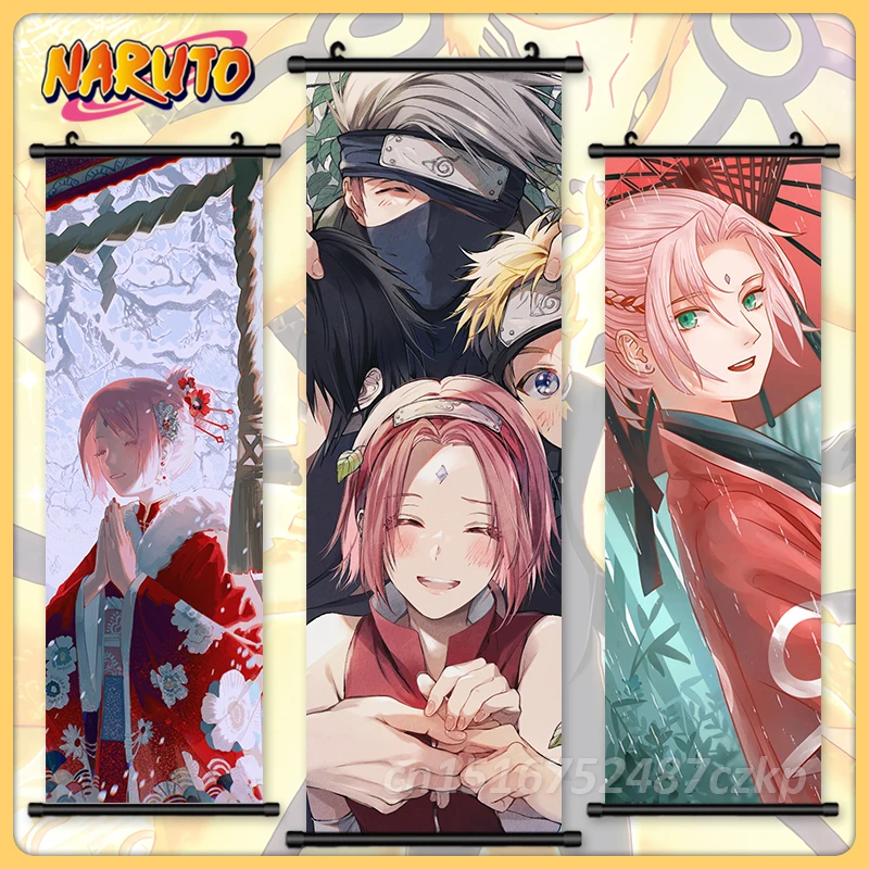 

Naruto Canvas Tsunade Wall Artwork Haruno Sakura Prints Painting Tenten Hanging Scrolls Anime Poster Home Decor Modular Pictures