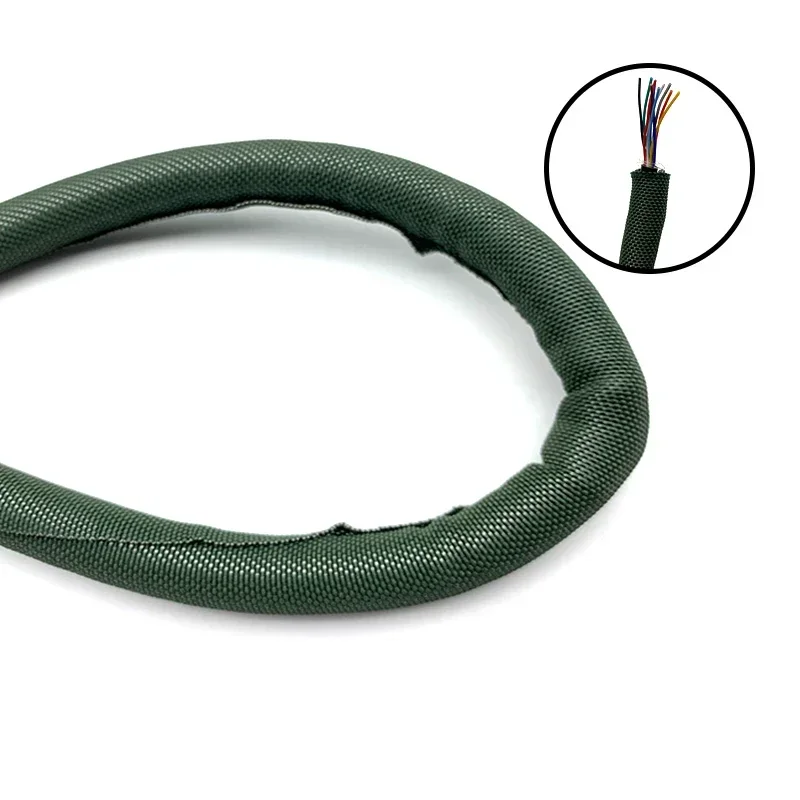 1/3/5 м самозакрывающийся ПЭТ расширяемый плетеный рукав изолированная обертка