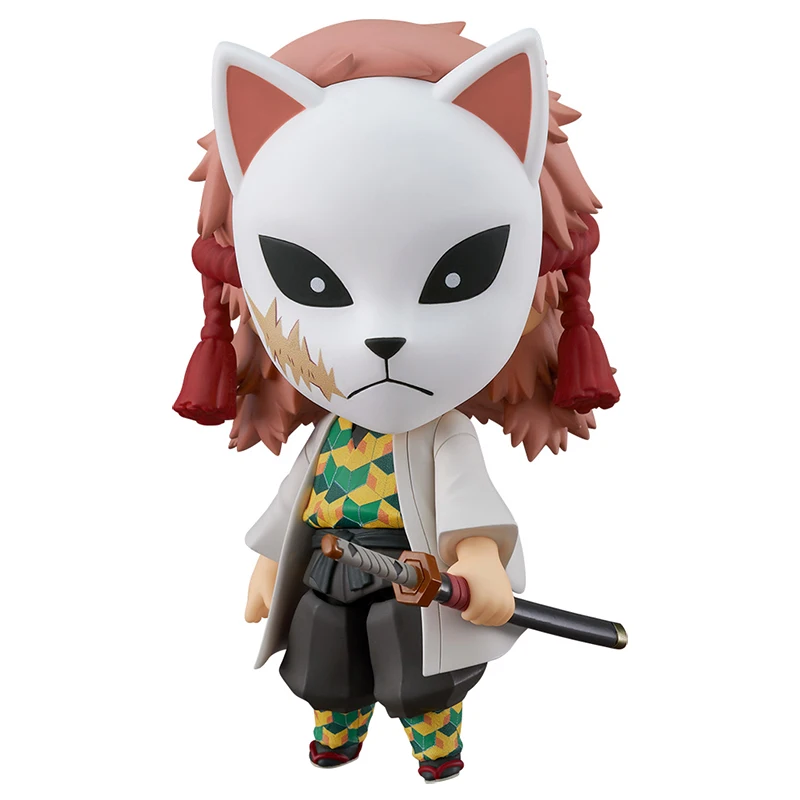 

Genuine Anime Demon Slayer Figures Kamado Tanjirou Nendoroidos Q-version Active Joint Action Figure Cute Model Toys Kids Gifts