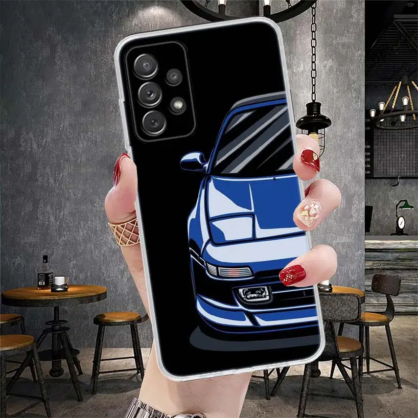 Чехол JDM для Samsung Galaxy A54 A53 A52 A34 A33 A32 A24 A23 A22 A14 A13 A12 A04S A03S A02S