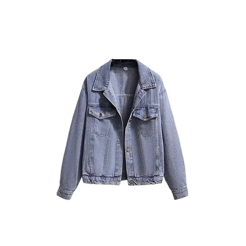 Женский джинсовый костюм-тройка трикотажный пуловер с высокой талией и