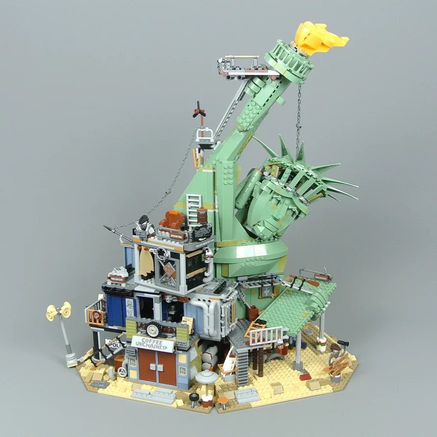 

bela Movies Series Building Blocks Sets 70840 45014 3559PCS Bricks Statue of Liberty Welcome to Apocalypseburg Model Toys Gifts