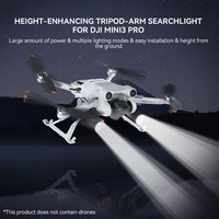 landing gear lipo lithium battery flashlight searchlight night light for dji mini 3 pro drone accessories