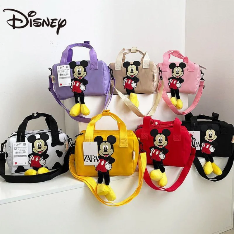 Disney's New Mickey Mouse Bag 2023 New Trendy Spring and Summer Children's Cartoon Mickey Bowling Bag