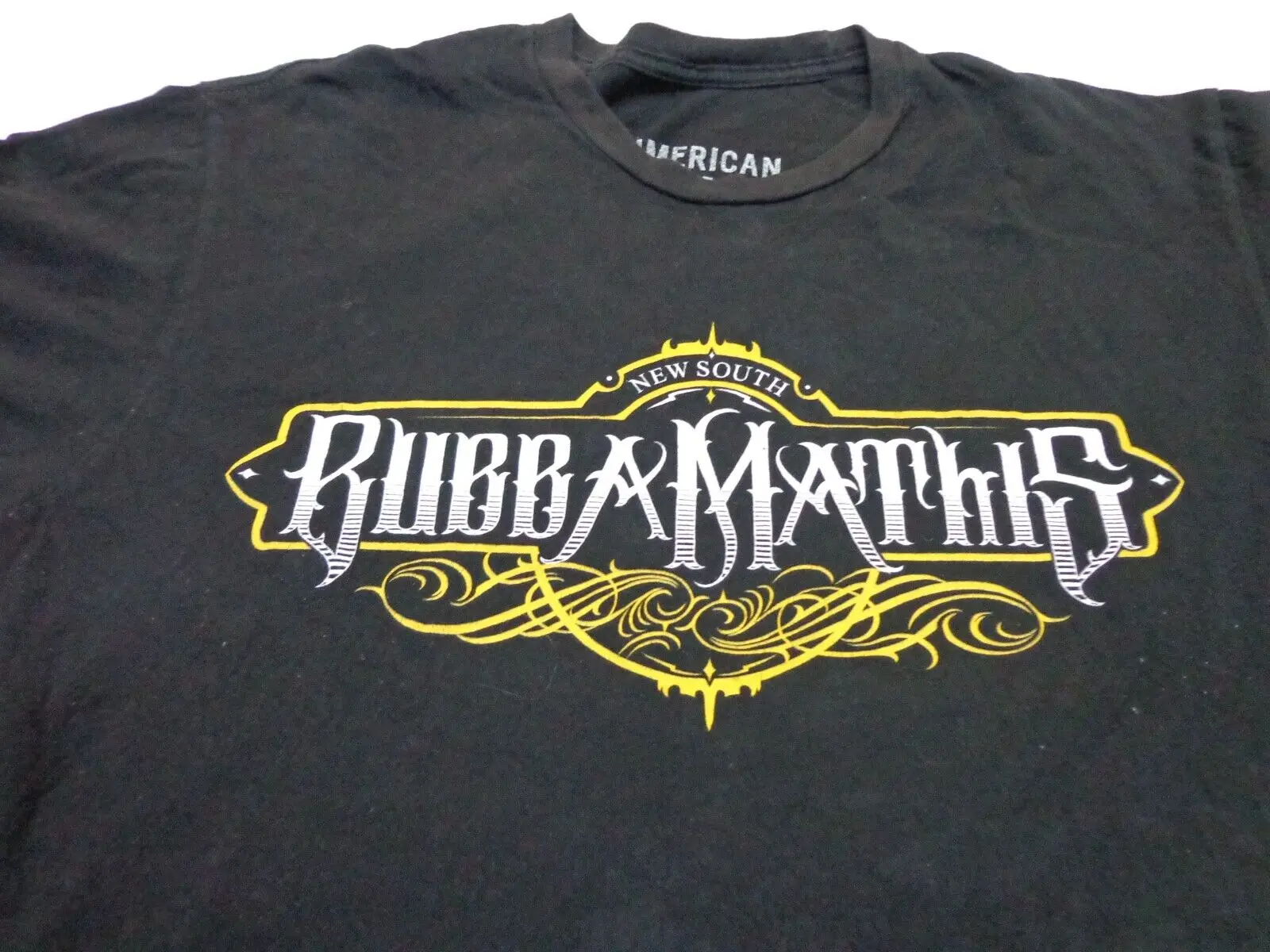Новая Черная футболка Bubba his с большими изъянами