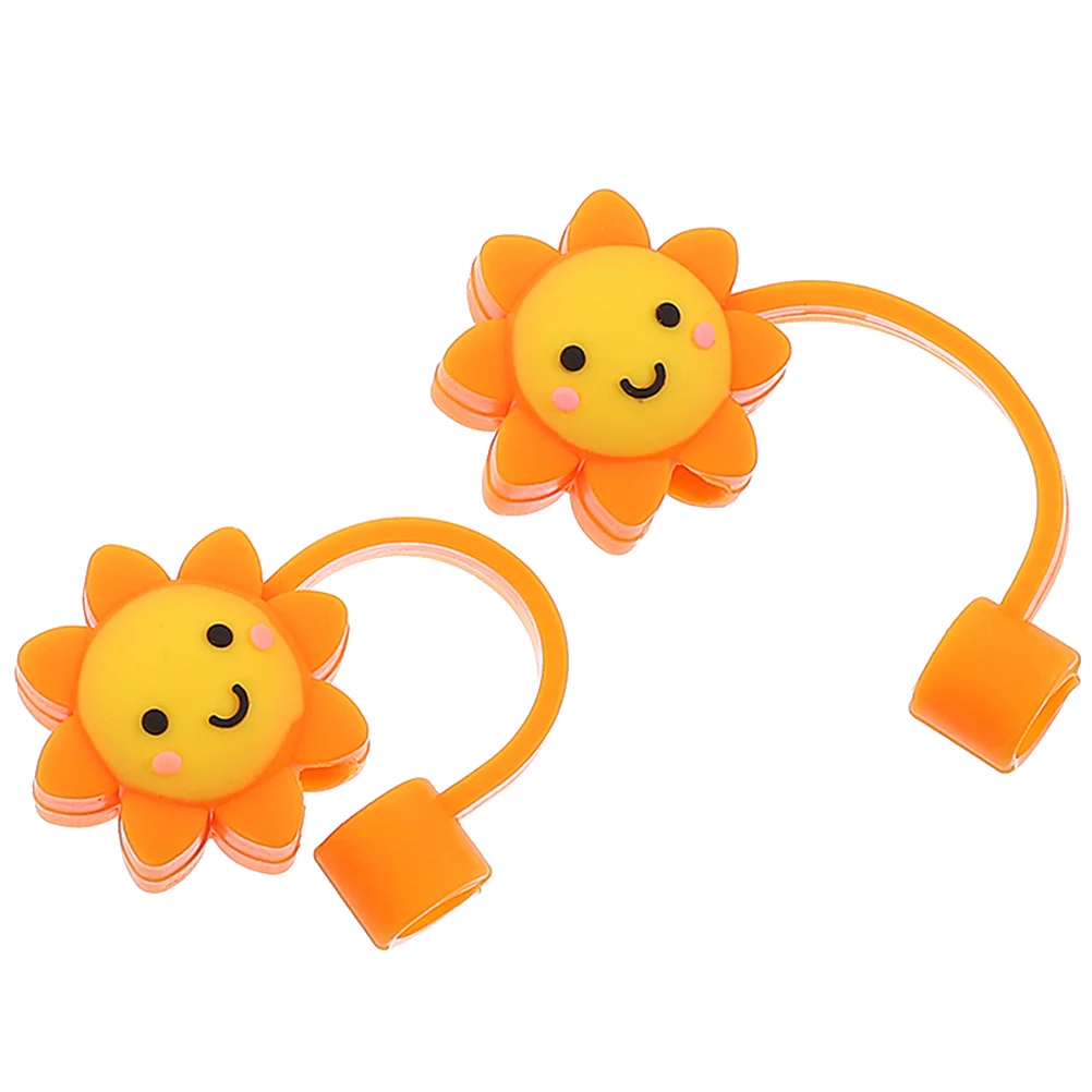 

Straw Tips Covers Silicone Cover Reusable Cap Straws Drinking Plugs Caps Tip Plug Toppers Anti Lids Protector Topper Tumblers