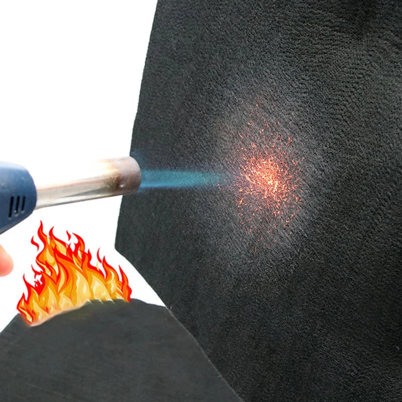 300*200 мм высокотемпературный прочный графитовый фетр черное сварочное защитное