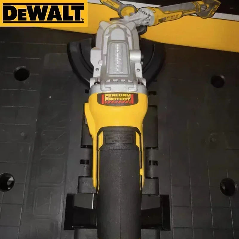 Фото Угловая шлифовальная машина DEWALT, 20 в, 125 мм, аккумуляторная портативная полировальная машина DCG405FN №5