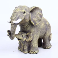 new mother and child elephant ornaments living room desk office domestic ornaments decorative figures figurine