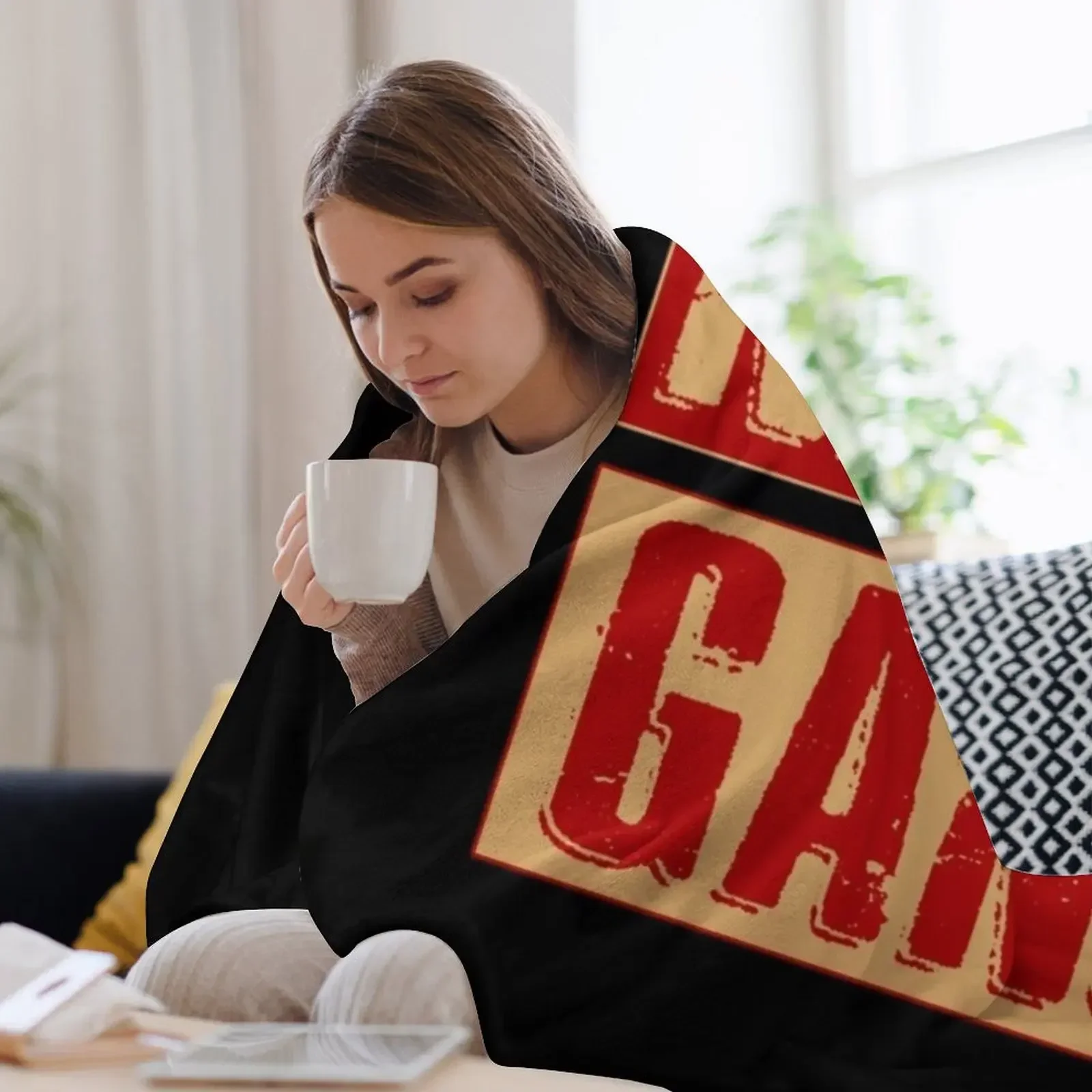 Крутое одеяло Bang Niner Gang Football большие полярные очень одеяла
