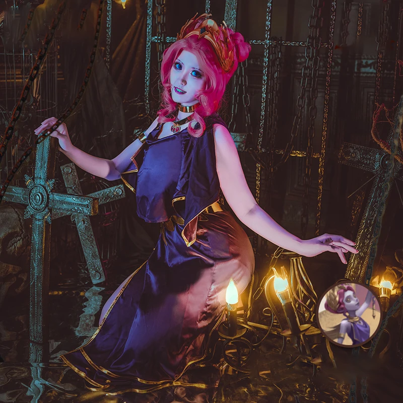 Игра идентичность V гр Чемпион Особенности мечта ведьма Yidhra платье косплей