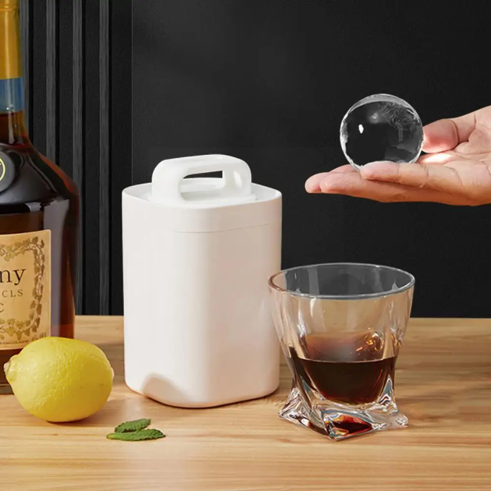 

Crystal Clear Ice Ball Maker Ice Ball Press Spherical Tray Party Bubble-Free Ice Ice Mould Mold Whiskey Box Tool Bar Maker U4R2