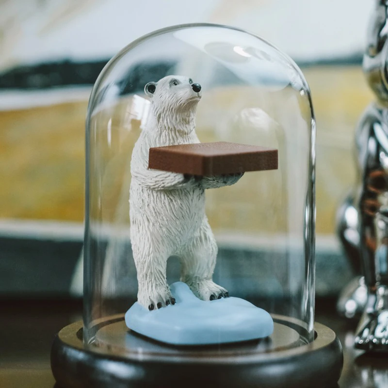 

Подставка для часов Polar Bear, креативный держатель для часов с милым мультяшным изображением белого медведя, демонстрационные аксессуары, Под...