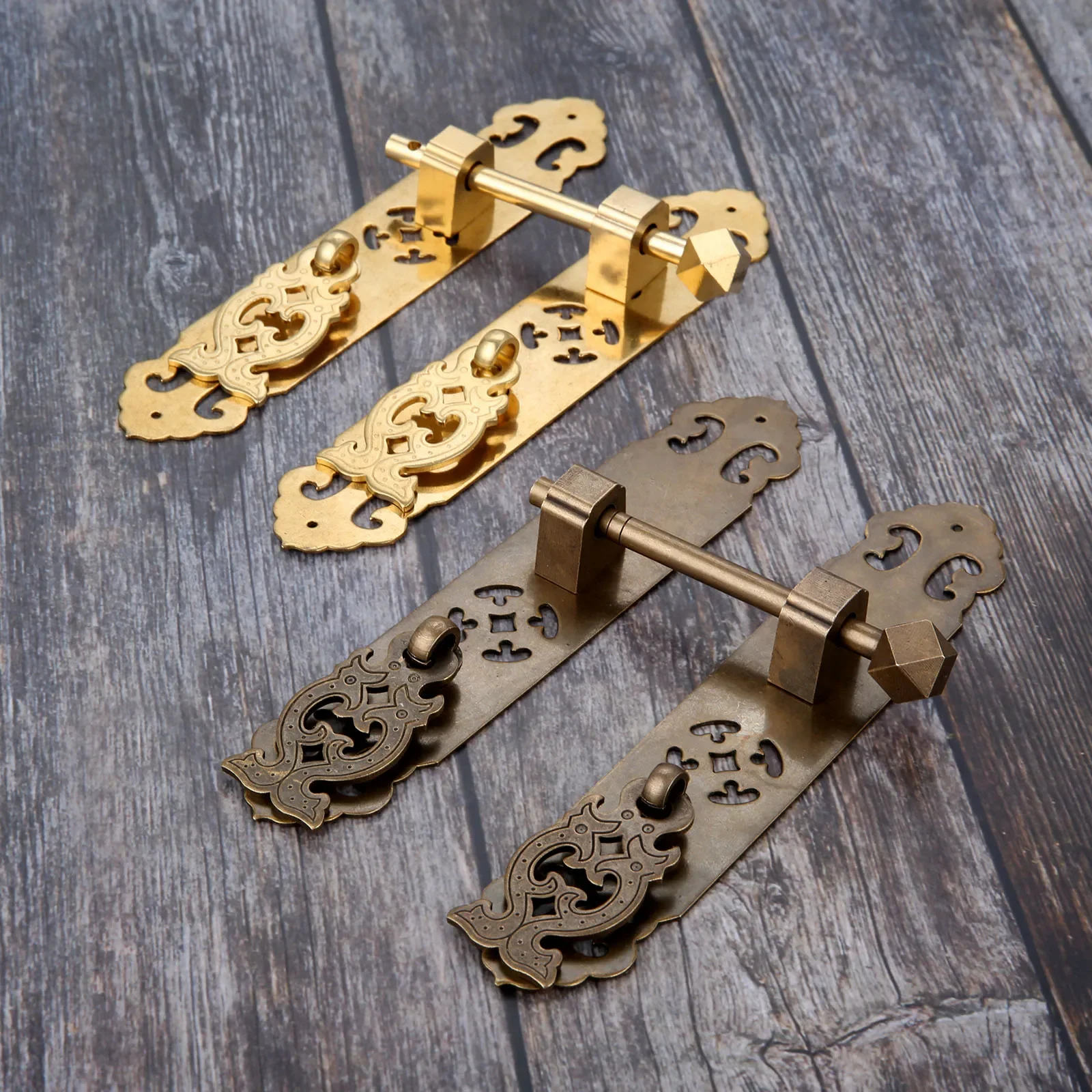 1 пара китайской антикварной мебельной ручки классический книжный шкаф ручка из