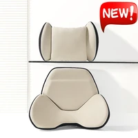 car pillow neck suede headrest memory foam lumbar support suede car interior neck rest headrest cushion seat pillow for cars