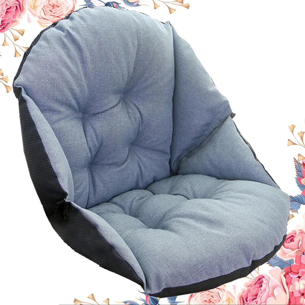 

Winter Seat Pad Practical Cushion Fashion 48*40cm Warmer Plush Blue Office Back Student