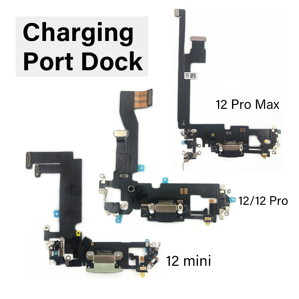 

Зарядная плата с USB-портом для Iphone 12 Pro Max 12 Pro, док-станция с разъемом USB для подключения зарядного устройства, гибкий кабель