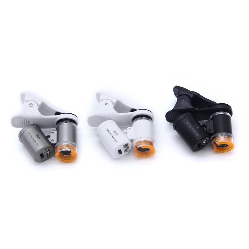 

Clip Microscope LED Light Mini Microscope 60X Magnify Drop Shipping