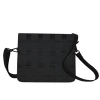 new large capacity women handbag fashion brand woven design womens bag high quality pu leather travel shoulder messenger bag