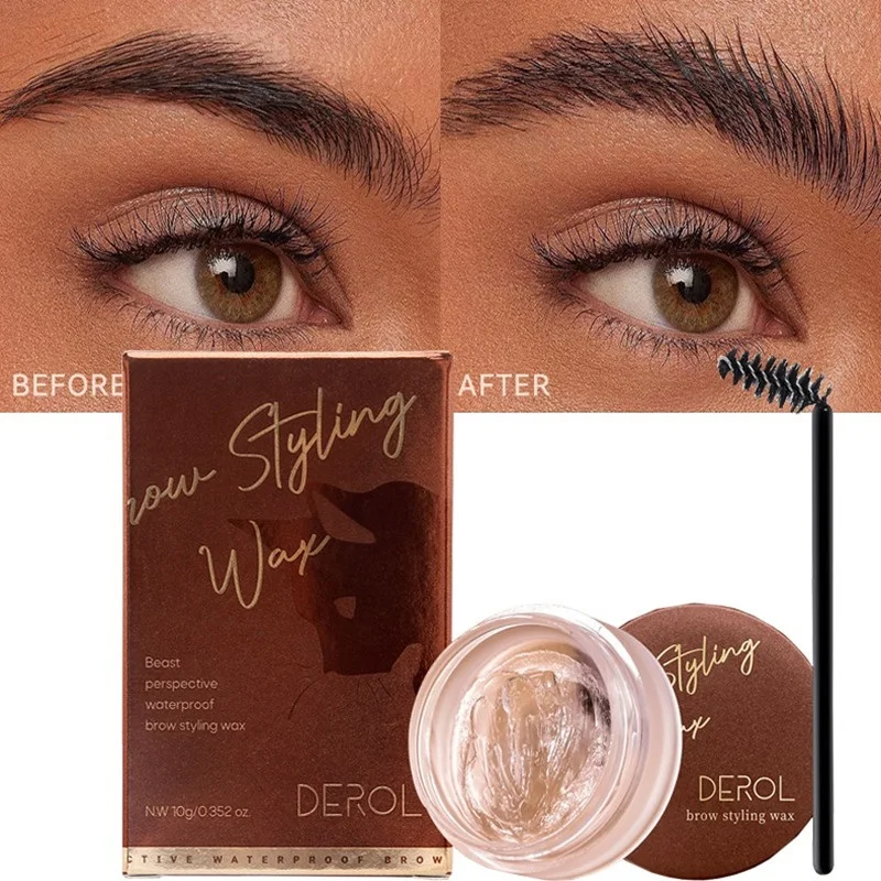 

Eyebrow Shaping Cream Brow Styling Gel Transparent Waterproof Long-Lasting Three-dimensional Brows Wax Cosmetic Eye Makeup