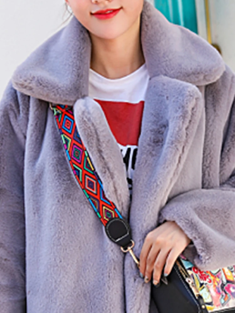 Lautaro осень зима длинная черная теплая толстая мягкая пушистая шуба из