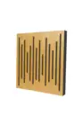 Эко-акустическая линия деревянная рассеивающая панель 40*40 доска звукоизоляция студия твердый акустический звукопоглощение низкая частота