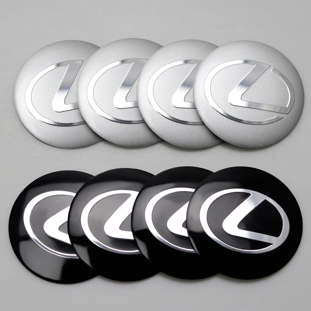 

4pcs 56mm Car Wheel Center Hub Caps Stickers Badges Emblem Auto Accessories For LEXUS CT200h F sport ES LS IS GS LC RC GC RX UX