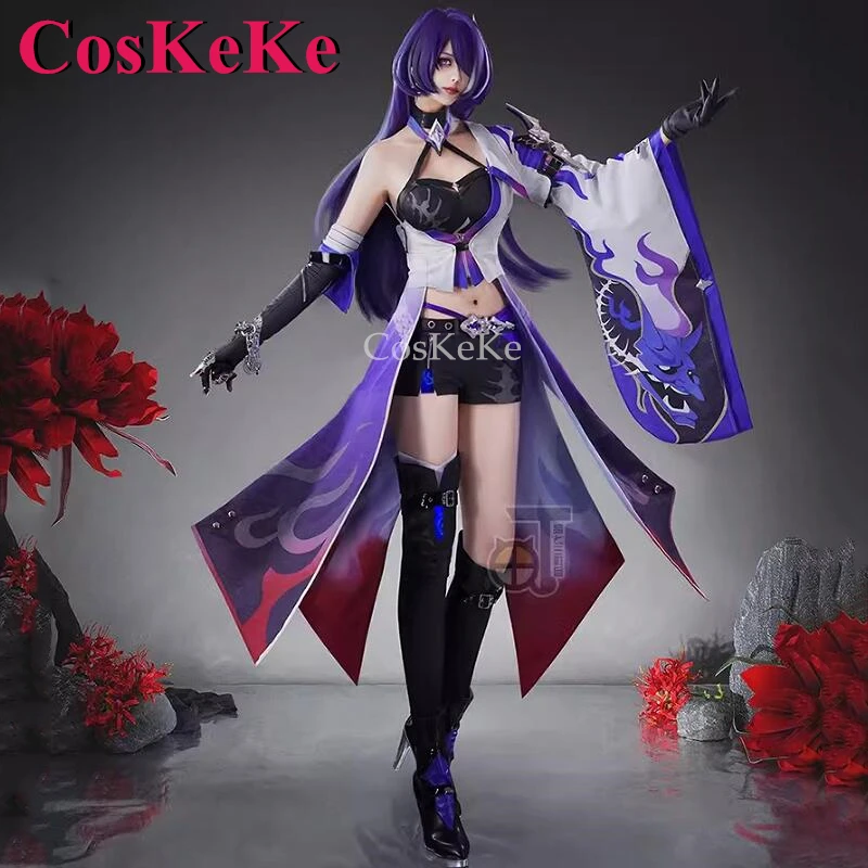 CosKeKe Acheron Косплей костюм Honkai: Star Rail для женщин |