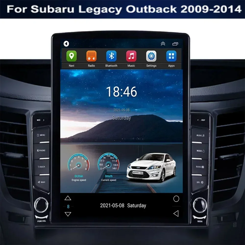 Автомобильное радио Android 13 для Subaru Outback Impreza Legacy 2009-2014 автомобильное мультимедиа с