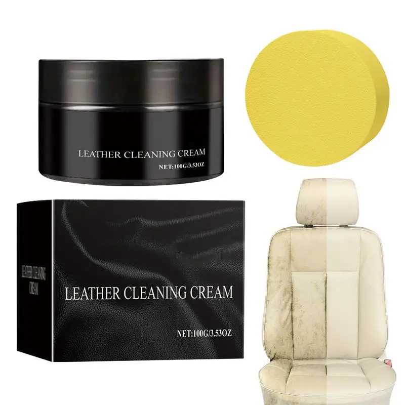 Очиститель кожи автомобиля для полировки кожаной обуви 100 г Восстановление