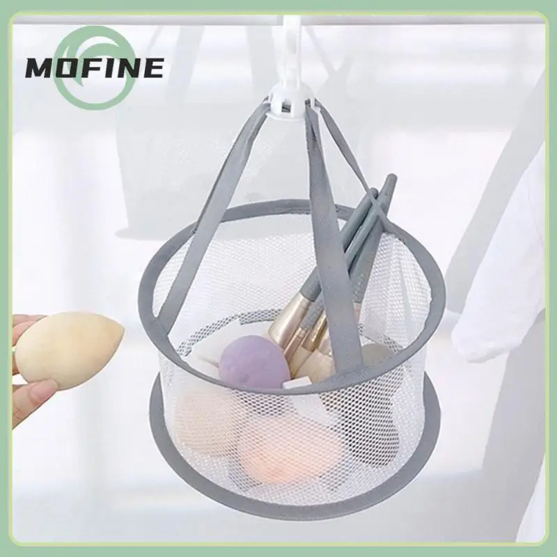 

Windproof Underwear Hanger Drying Rack Basket Hangable Makeup Brush Drying Net Bag Anti Deformation Mesh Bag