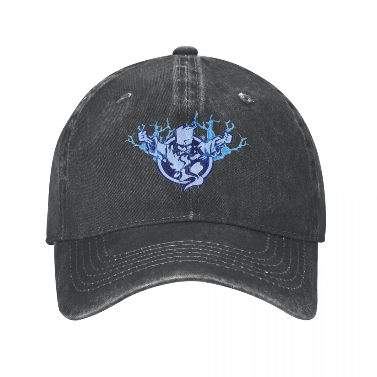 

Vintage Denim Blue Thunderdome Baseball Cap Men Hat Adjustable Hardcore Wizard Casquette